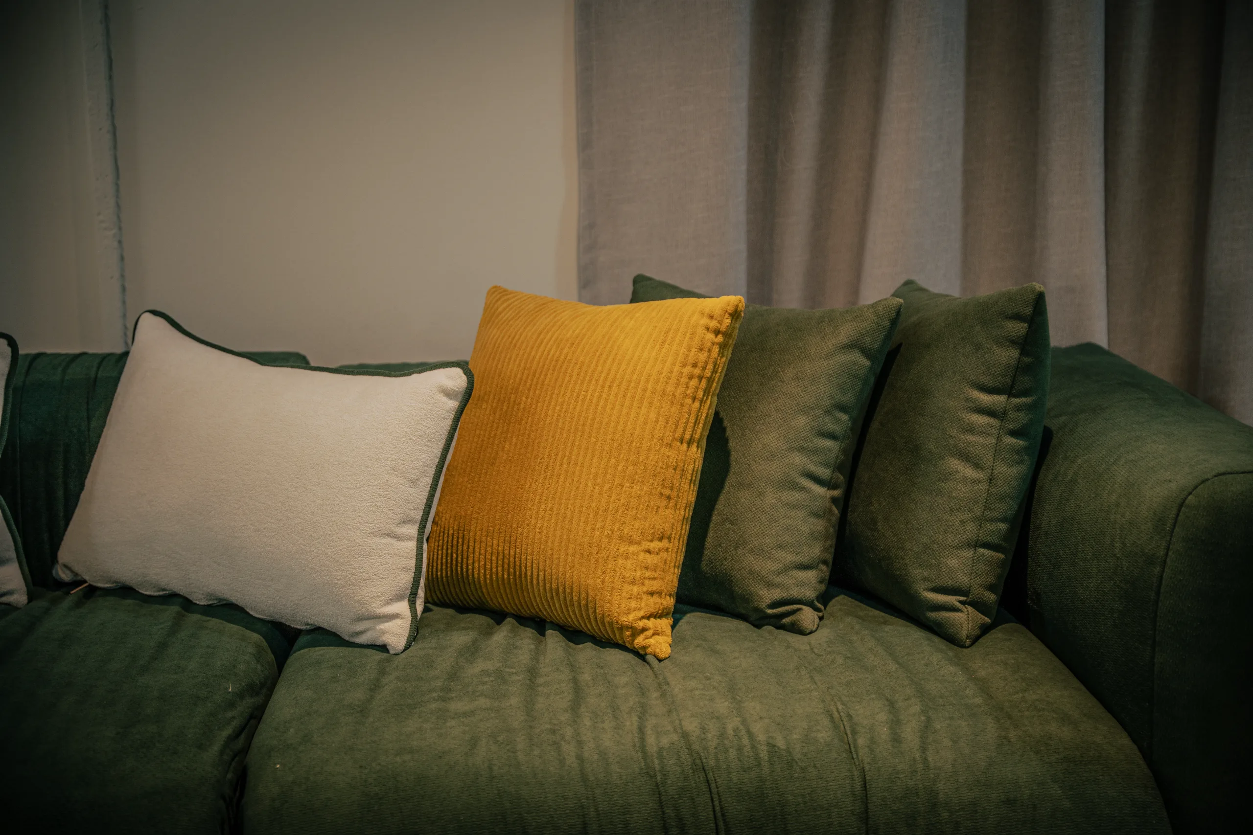 Olive L-Shape Sofa view 4