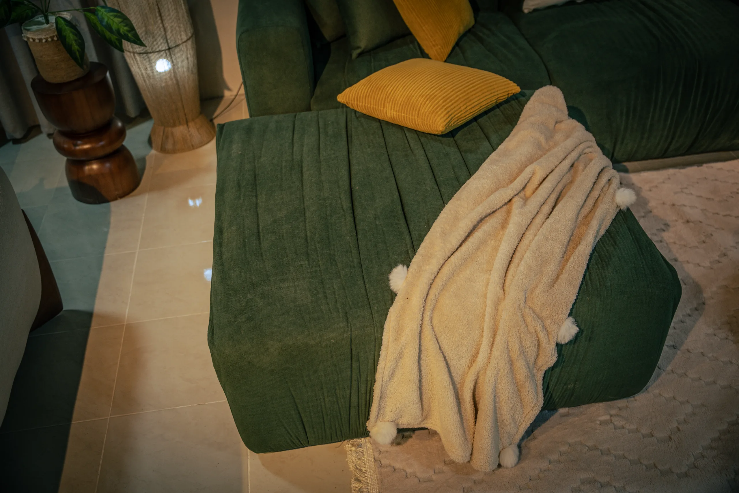 Olive L-Shape Sofa alternate